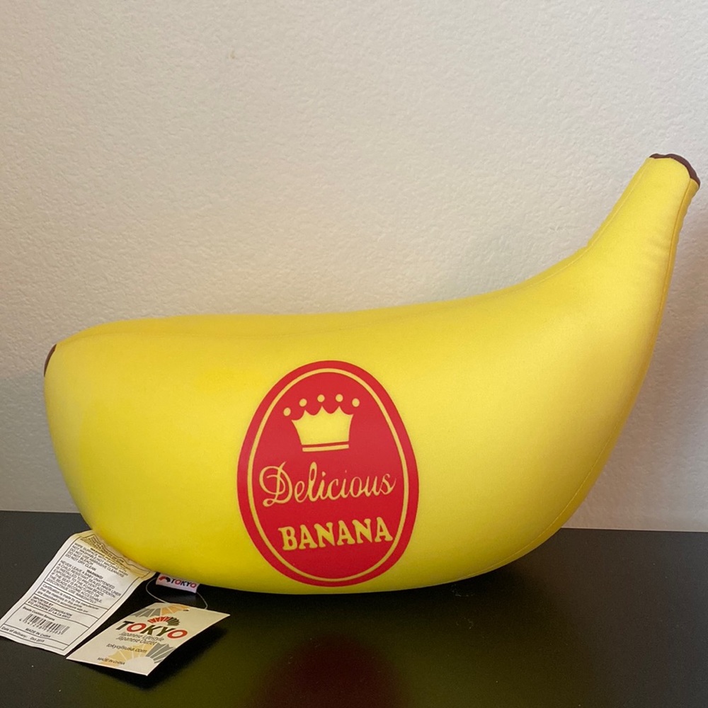 Cute and Soft Bead Cushion Stuffed Plush Banana, 19” long
